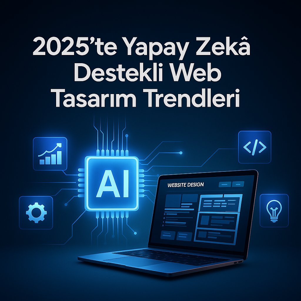2025’te Yapay Zekâ Destekli Web Tasarım Trendleri: Dijital Dünyayı Değiştiren Yeni Nesil Teknolojiler